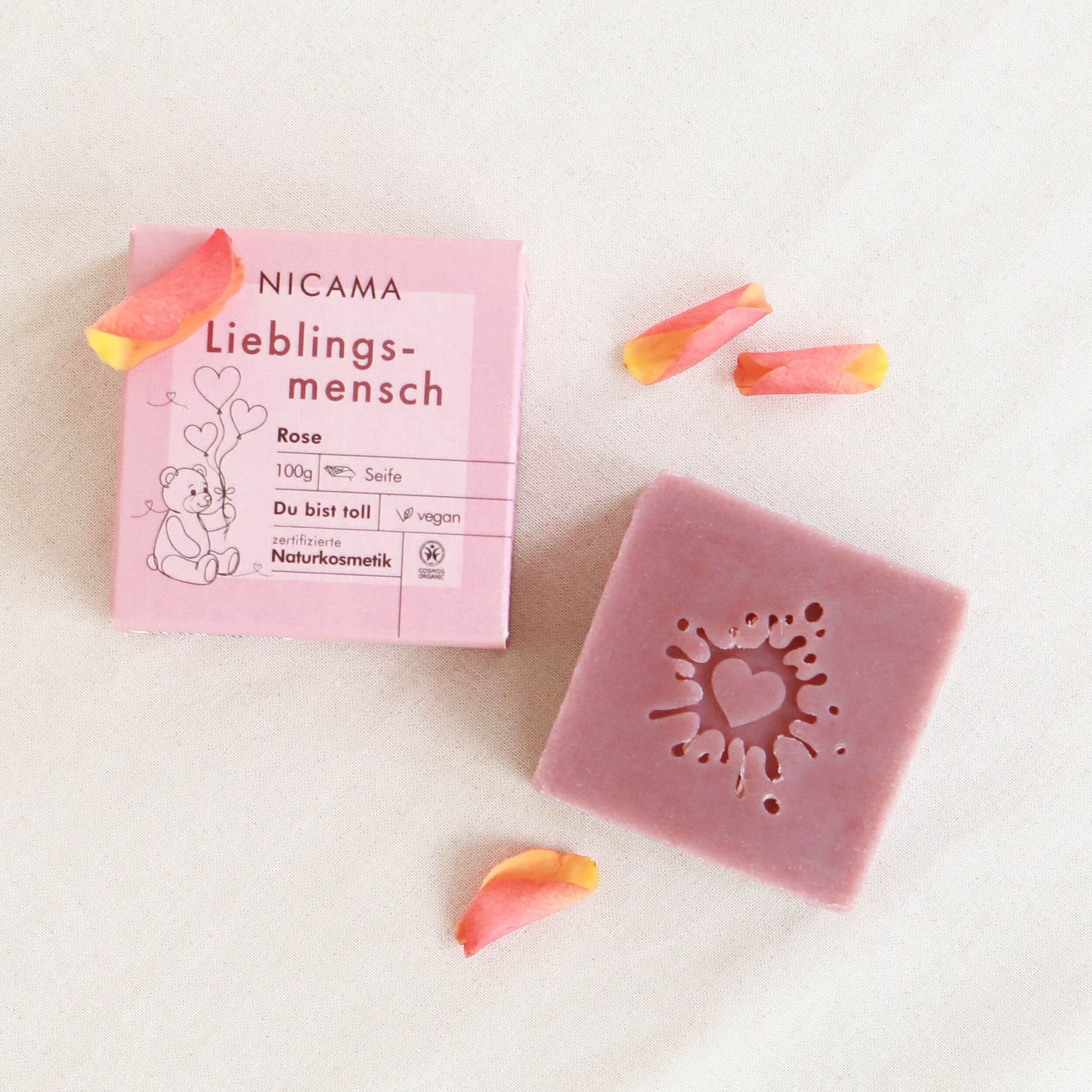 Lieblingsmensch-Seife Rose