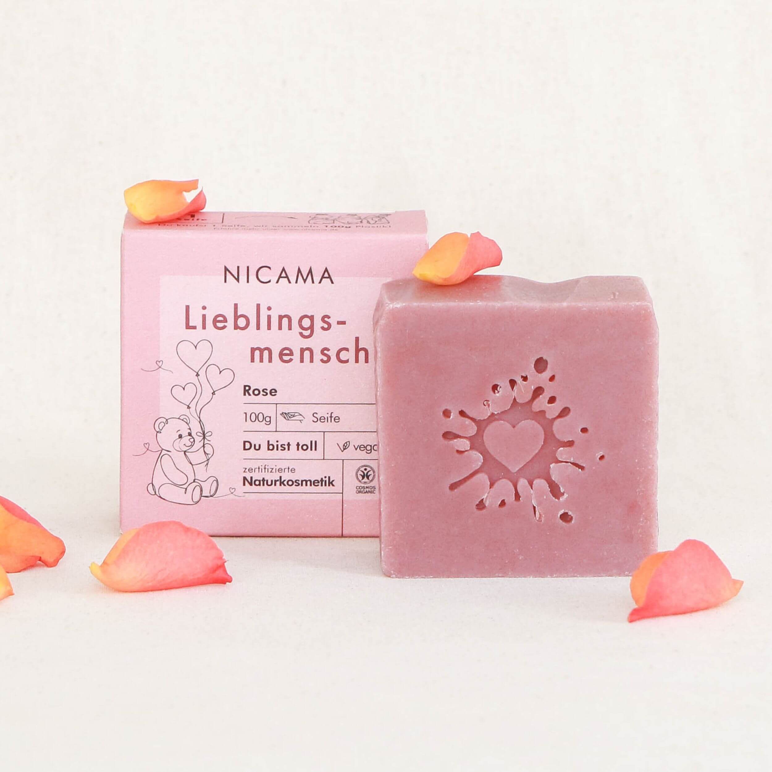 Lieblingsmensch-Seife Rose