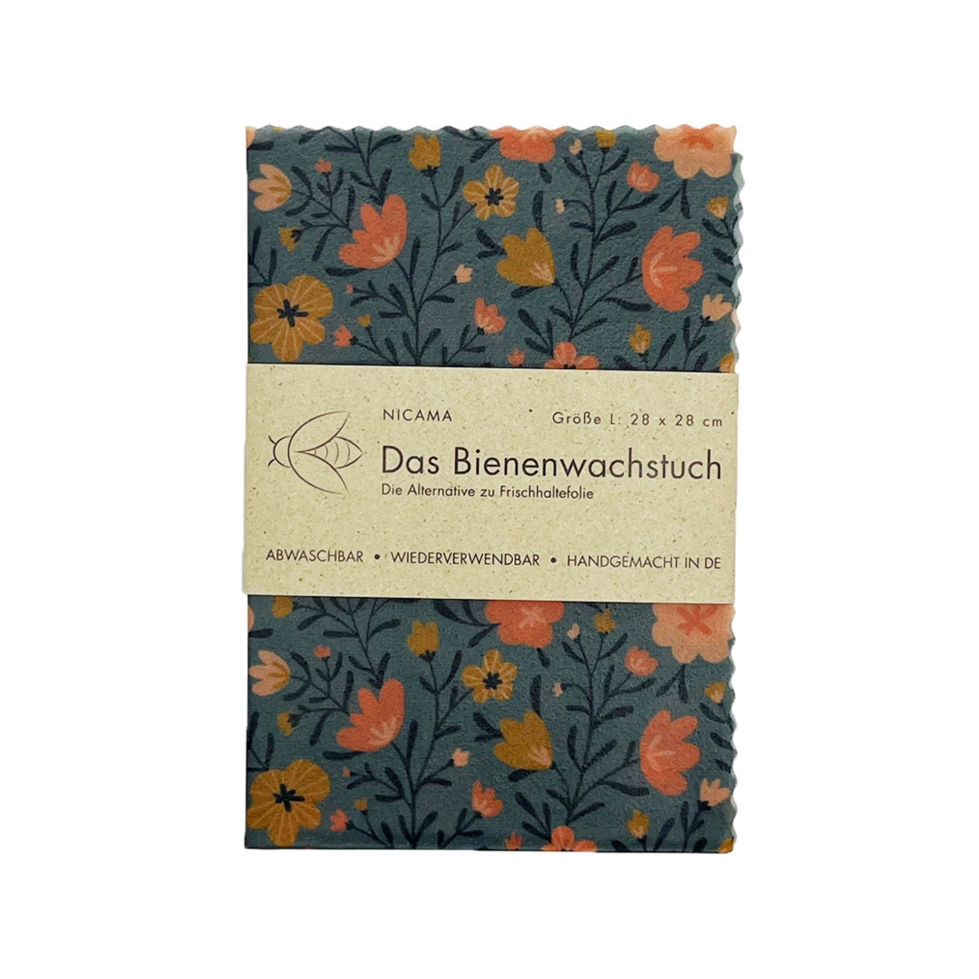 Bienenwachstuch "Bunte Blume"