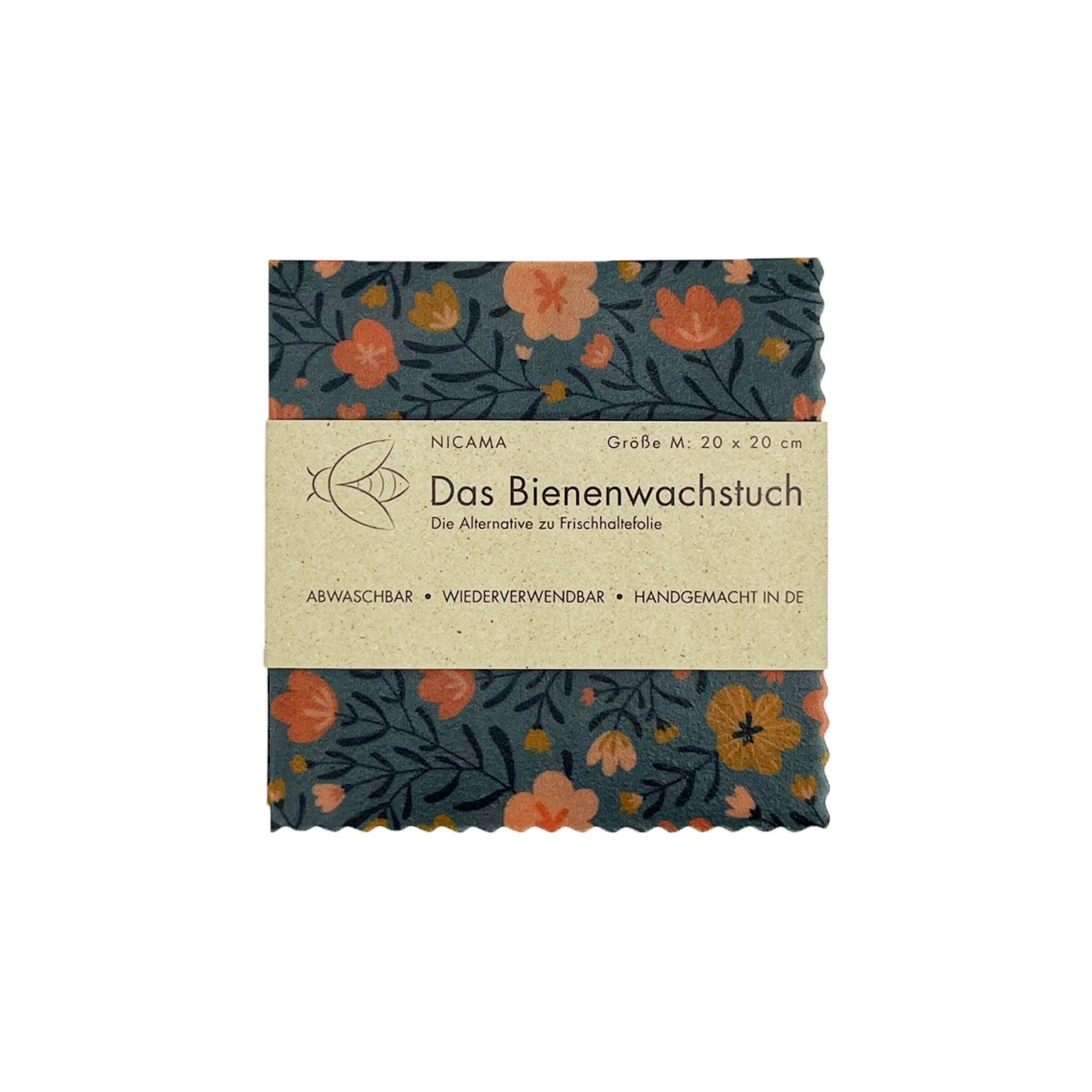 Bienenwachstuch "Bunte Blume"