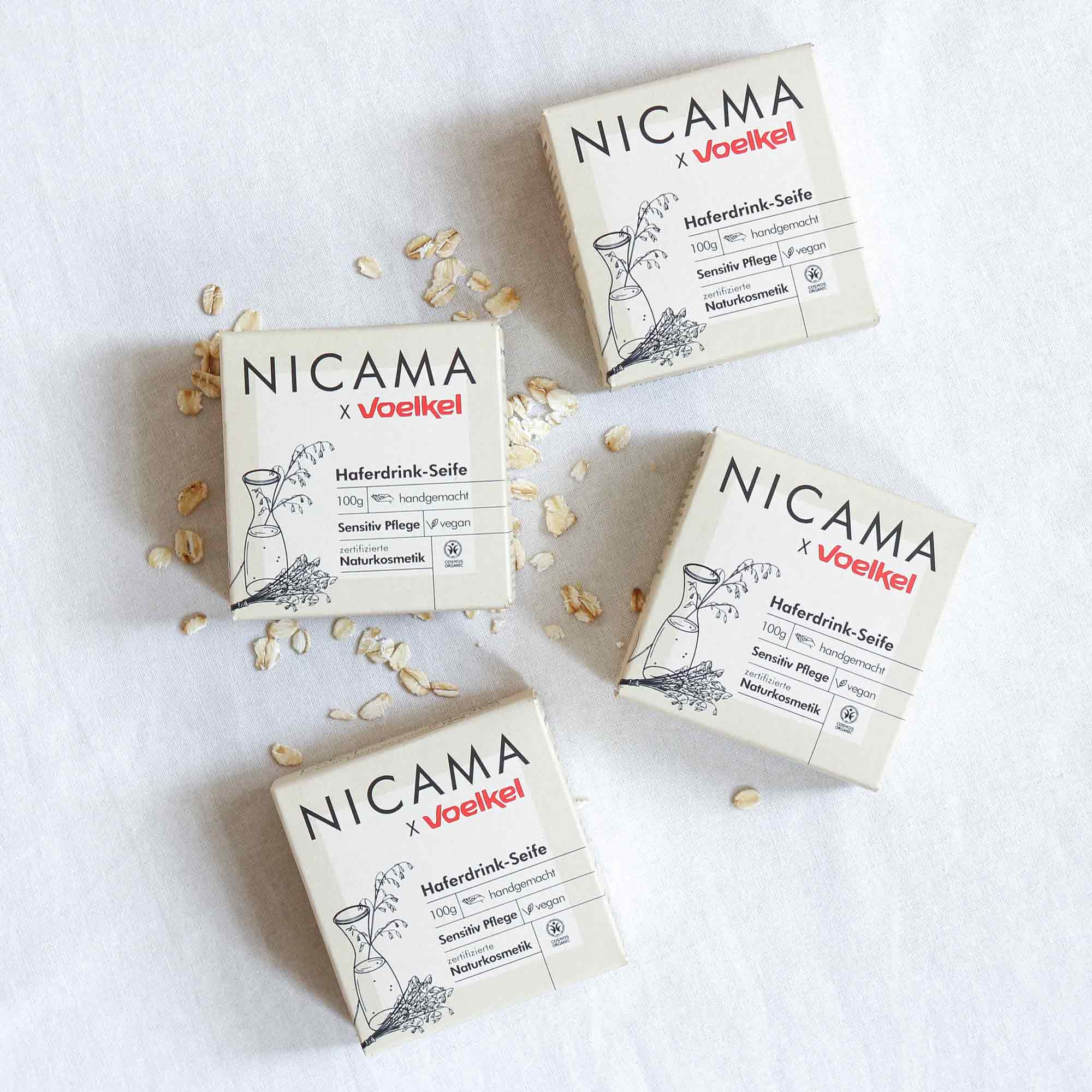 NICAMA x Voelkel - Haferdrink-Seife Vanille
