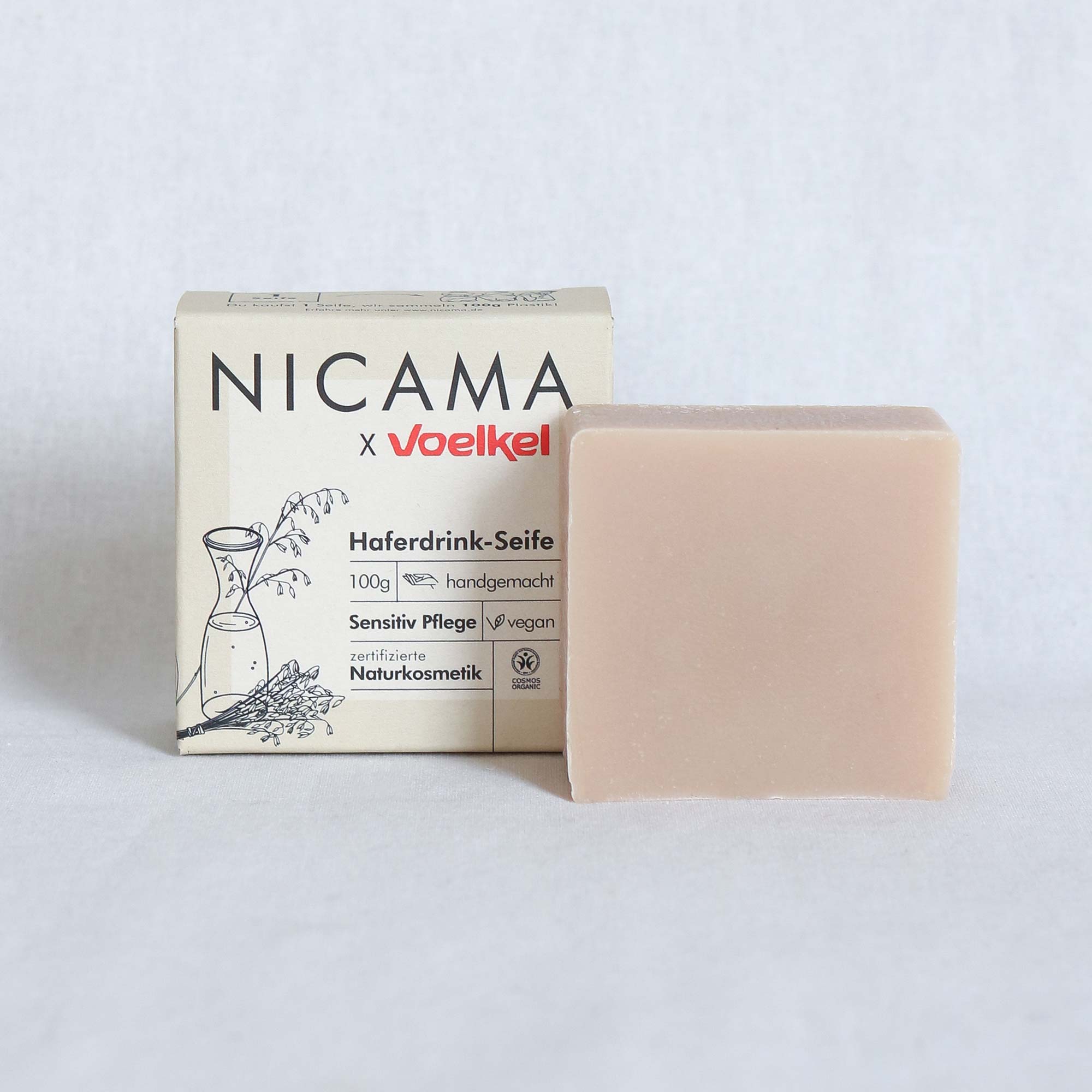 NICAMA x Voelkel - Haferdrink-Seife Vanille
