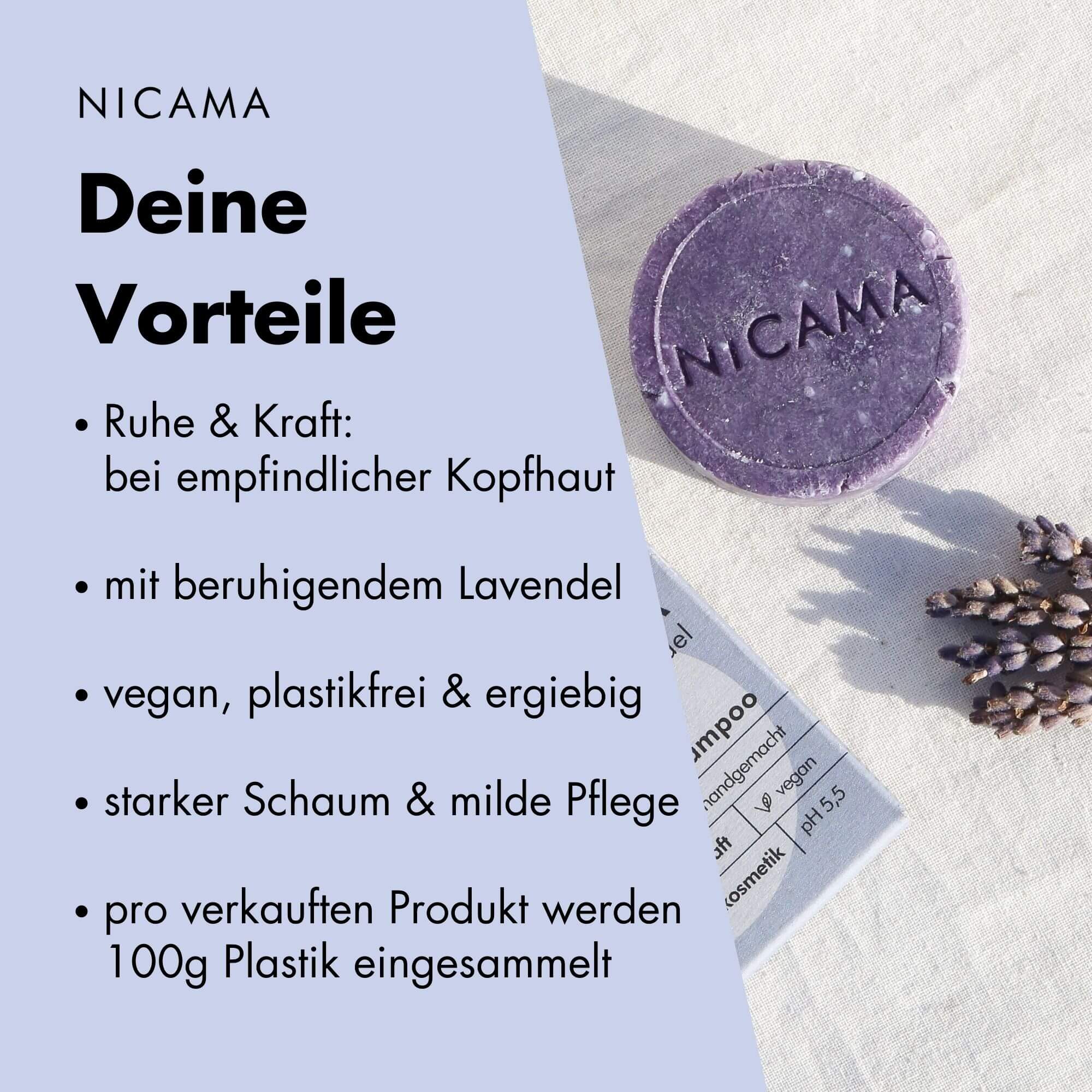 Festes Shampoo - Lavendel