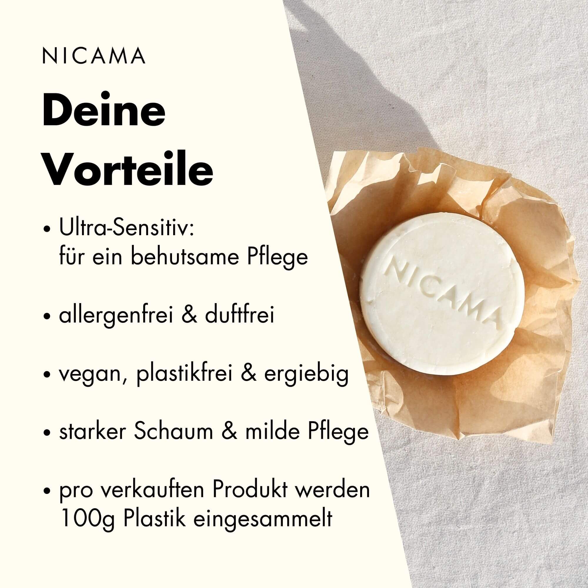 Festes Shampoo - Natur (sensitiv)