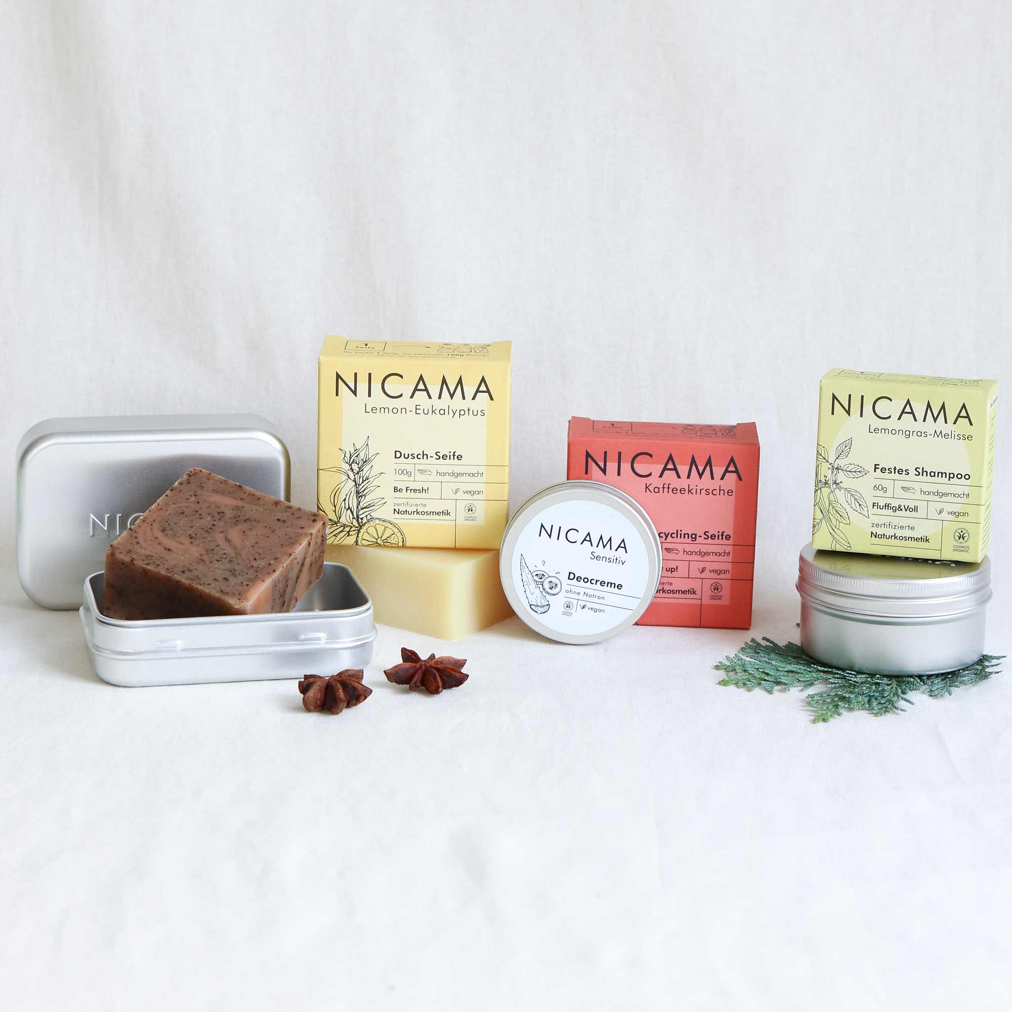 Naturkosmetik Set: Frisch & Fest