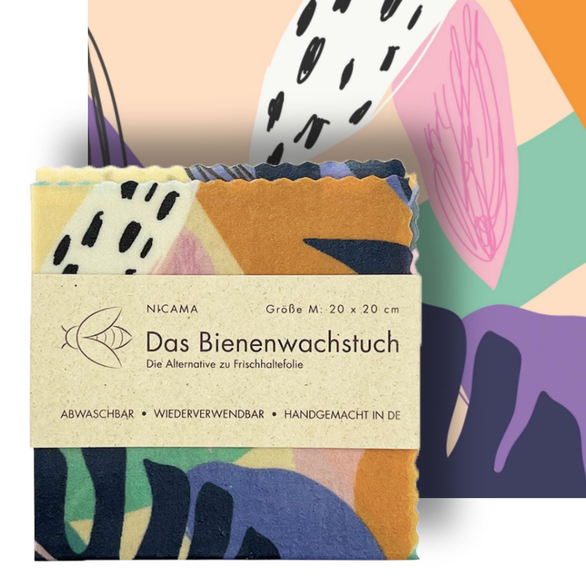 Bienenwachstuch "Tropischer Traum"