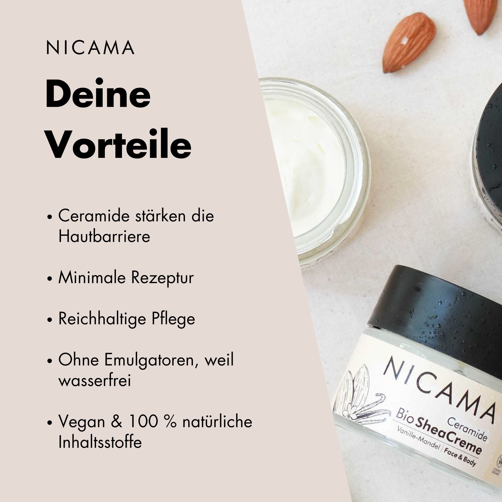 Ceramide Bio Sheacreme Mandel-Vanille