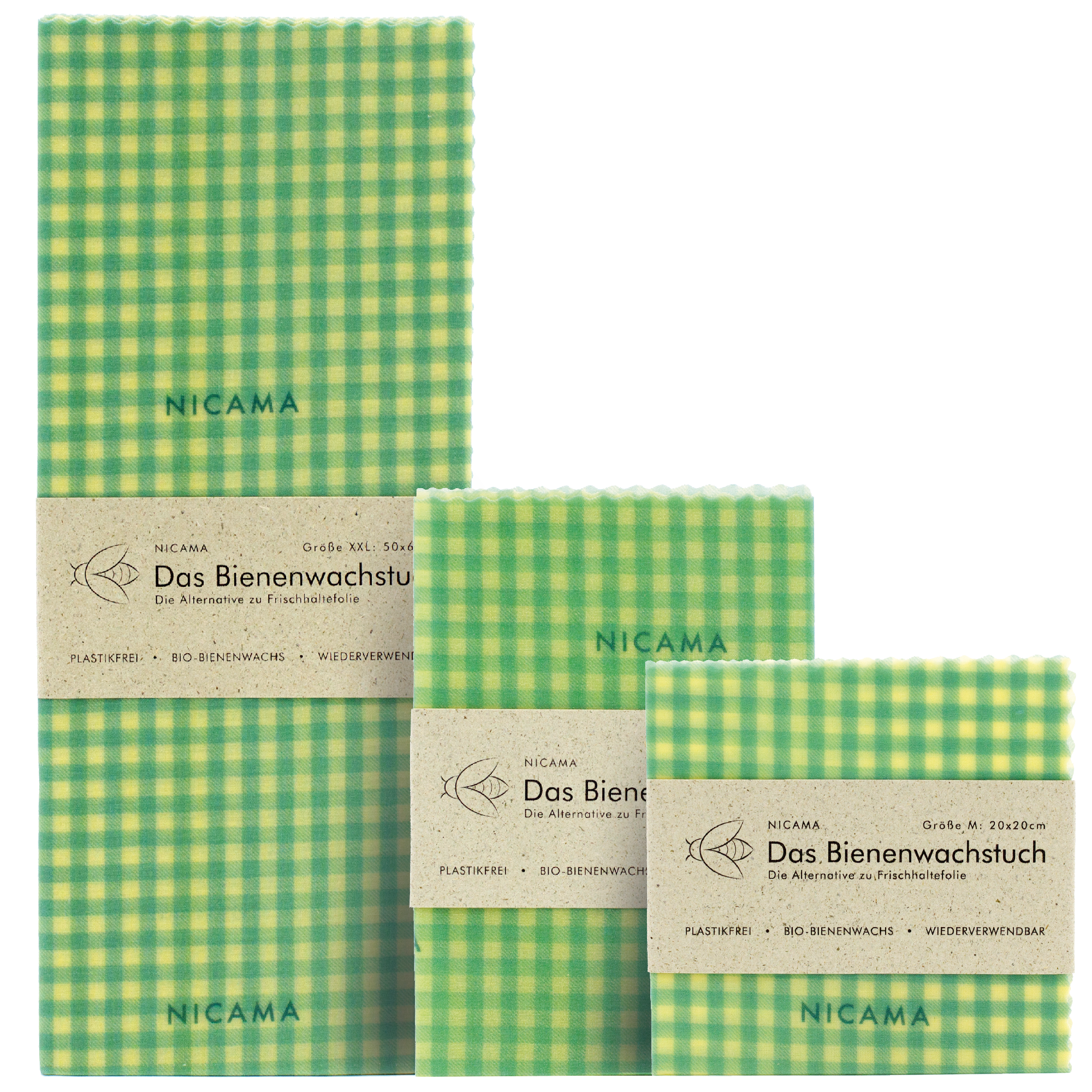 Bienenwachstuch "klassisch grün"