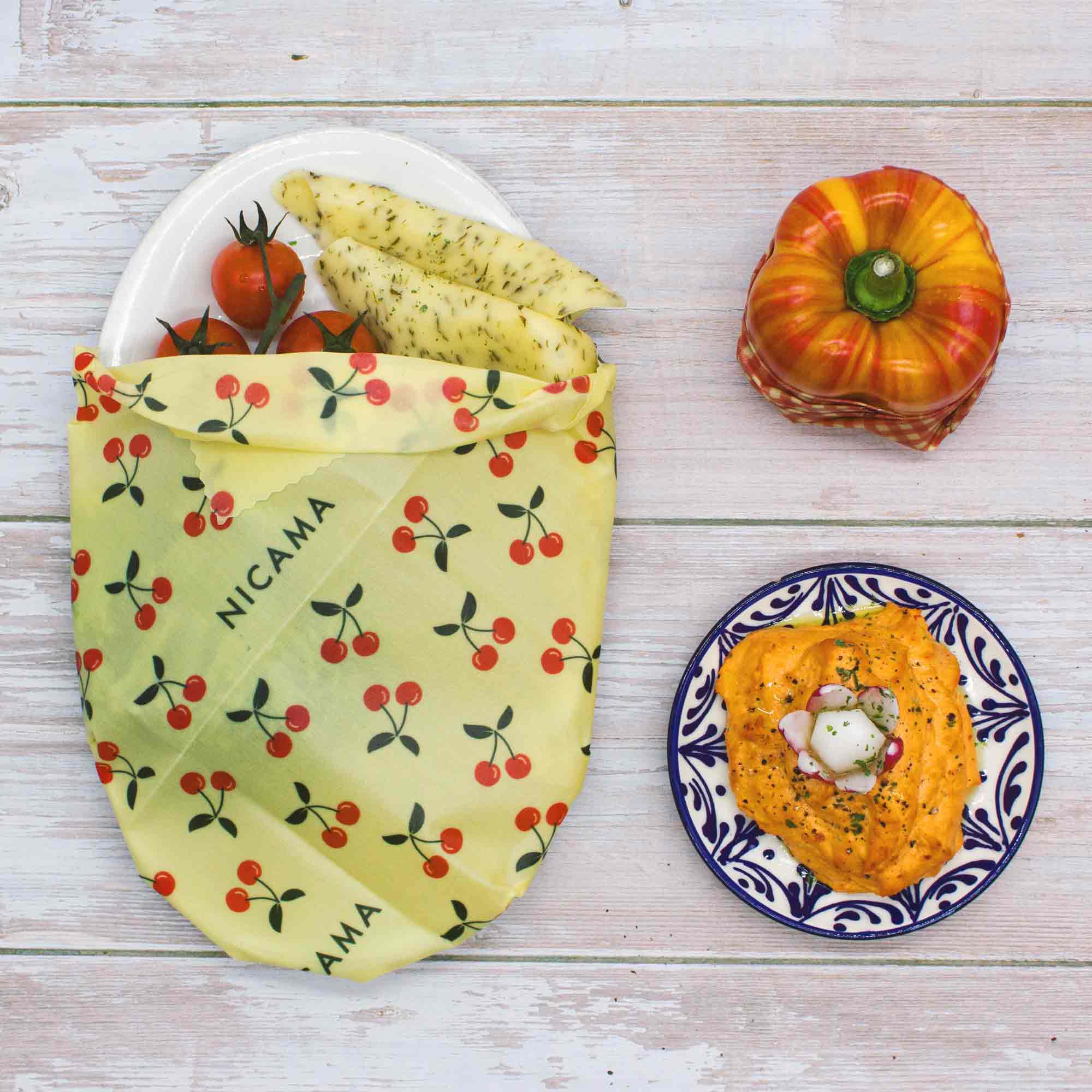 Bienenwachstuch "Knackige Kirsche"