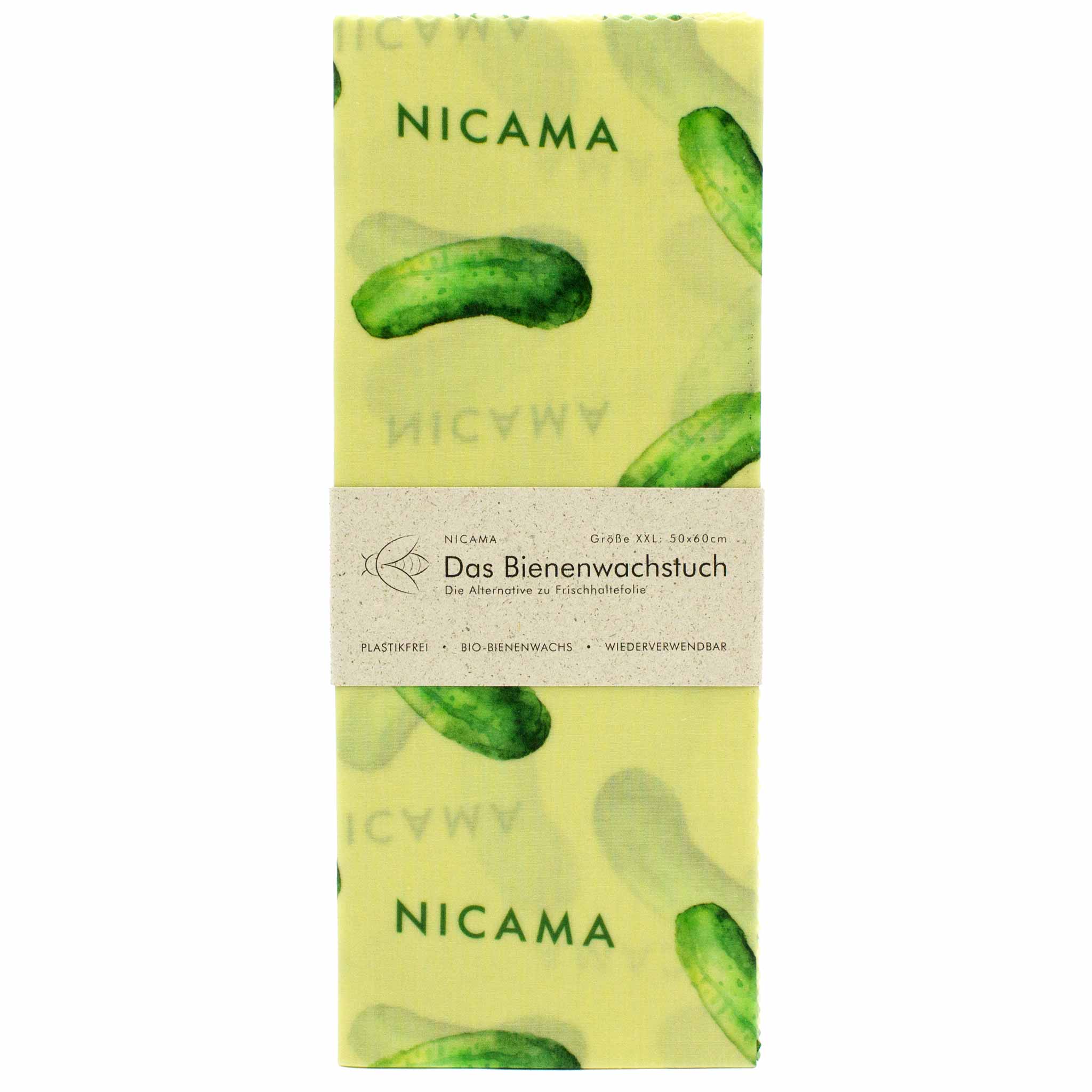 Bienenwachstuch "Grüne Gurke"