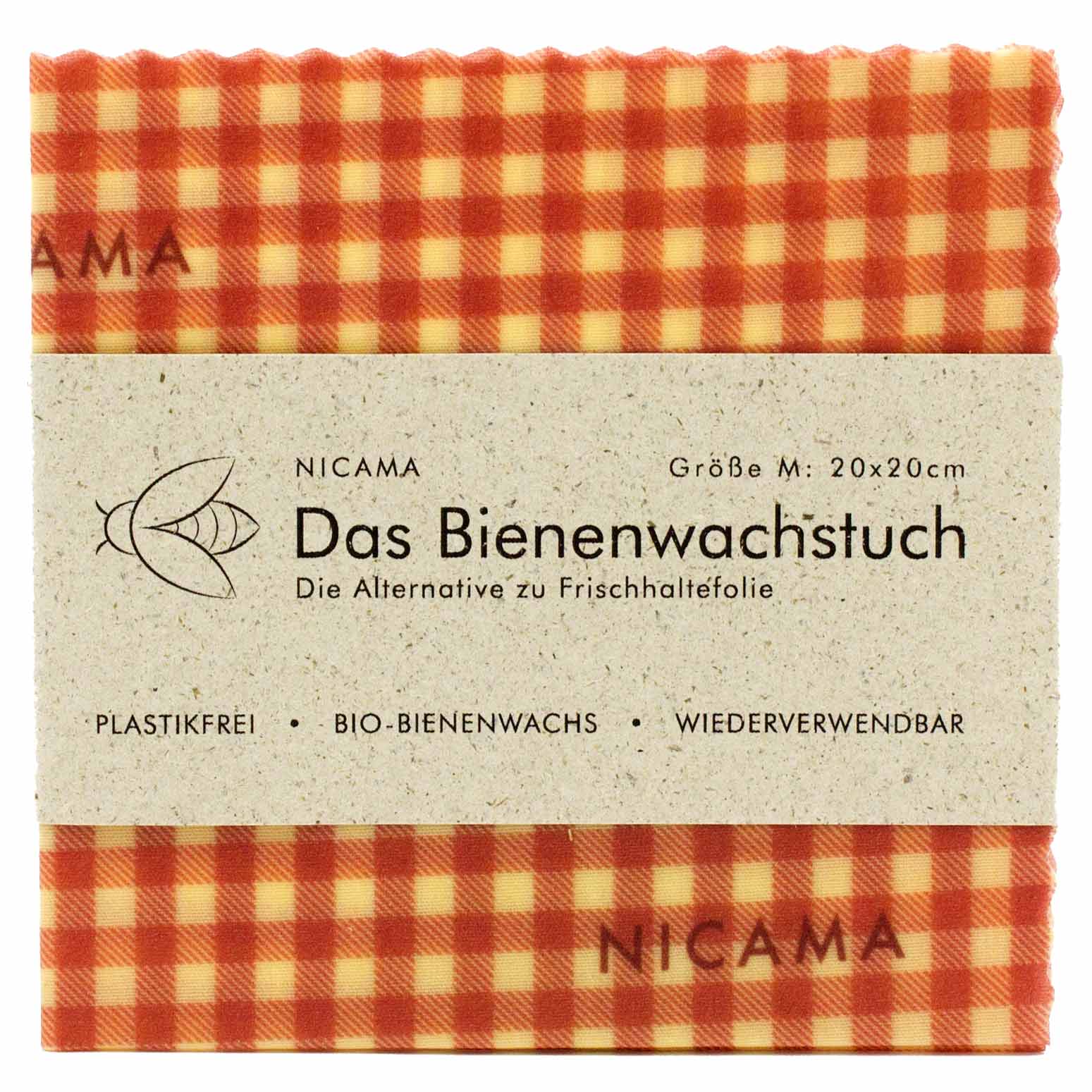 Bienenwachstuch "klassisch rot"