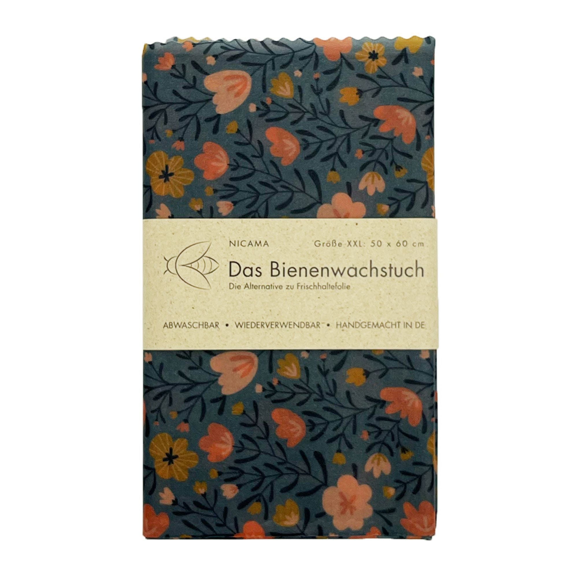 Bienenwachstuch "Bunte Blume"