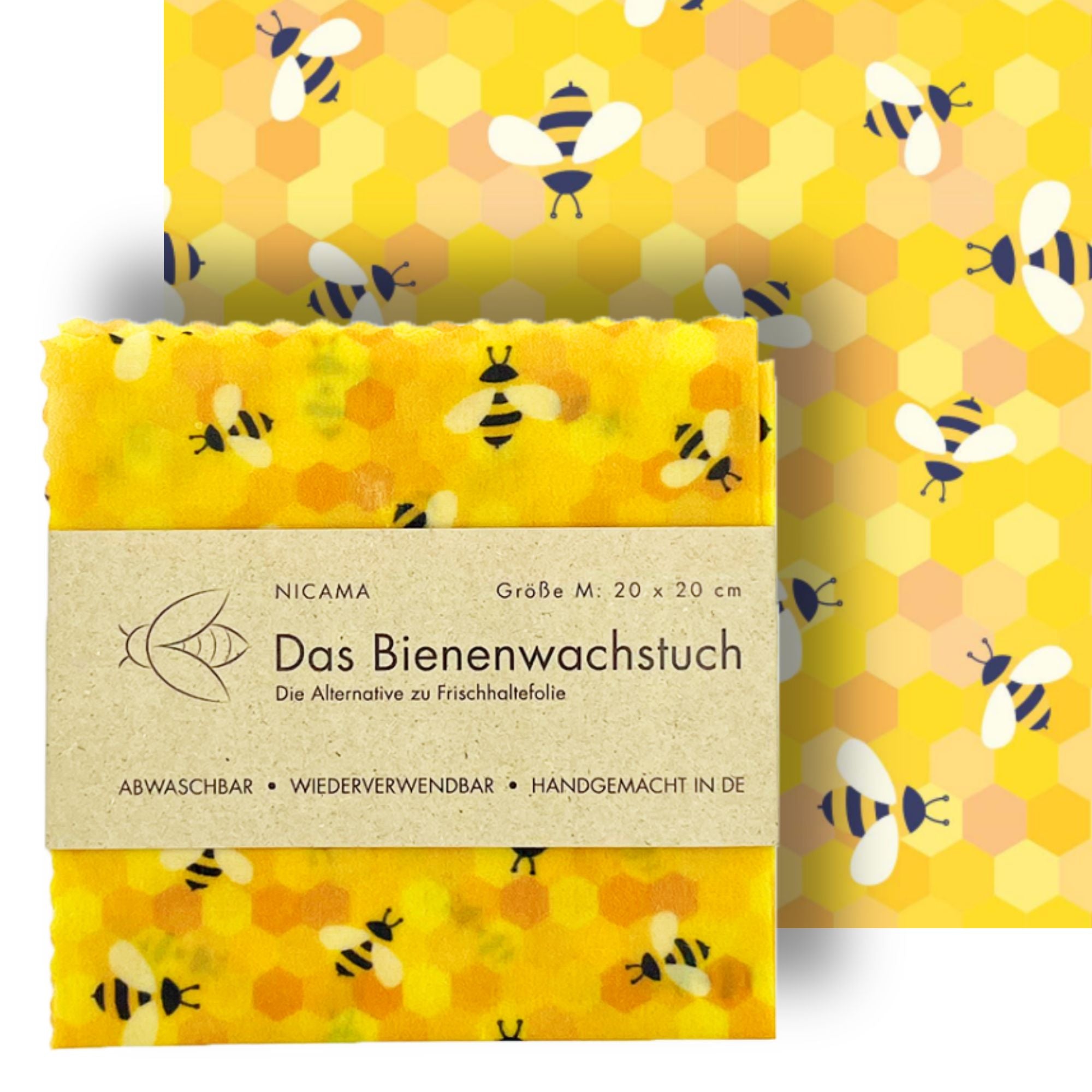 Bienenwachstuch "Fleißige Biene"