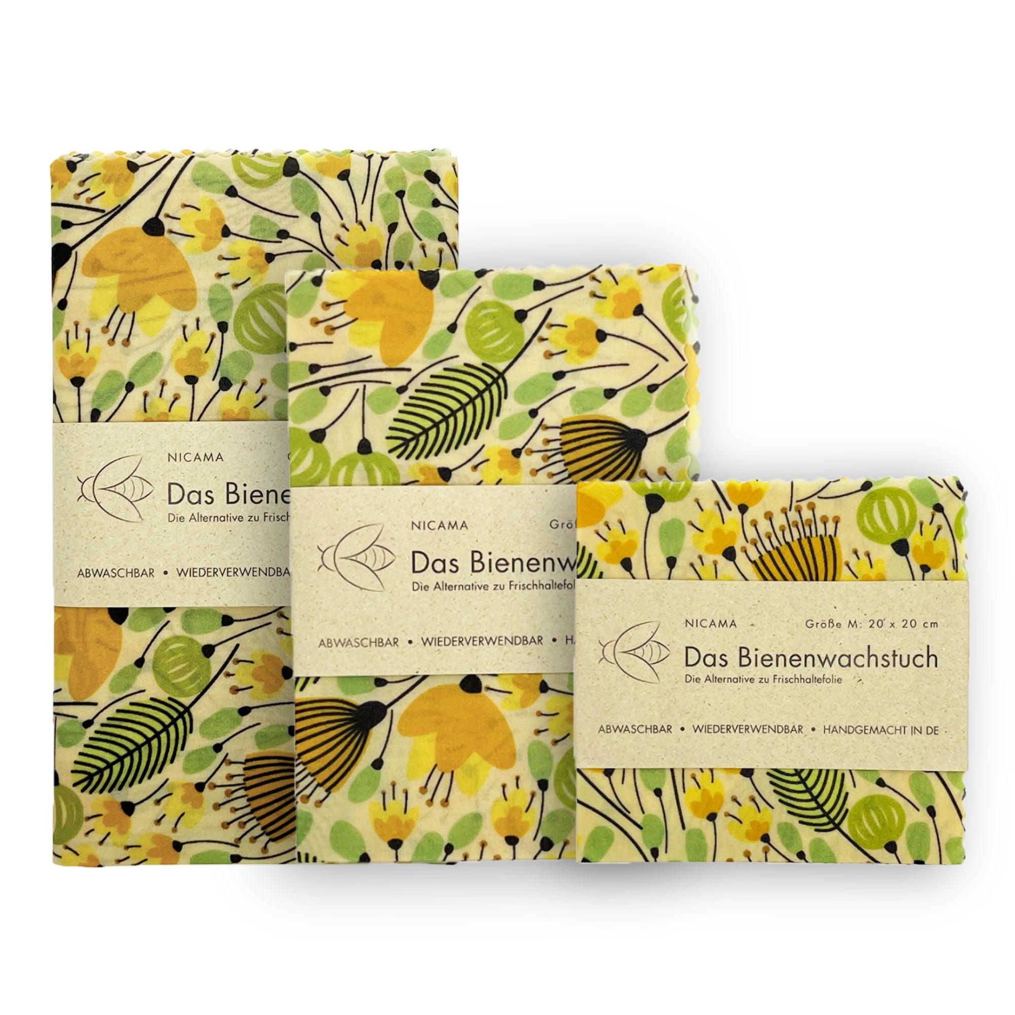 Bienenwachstuch "Fröhlicher Farn"