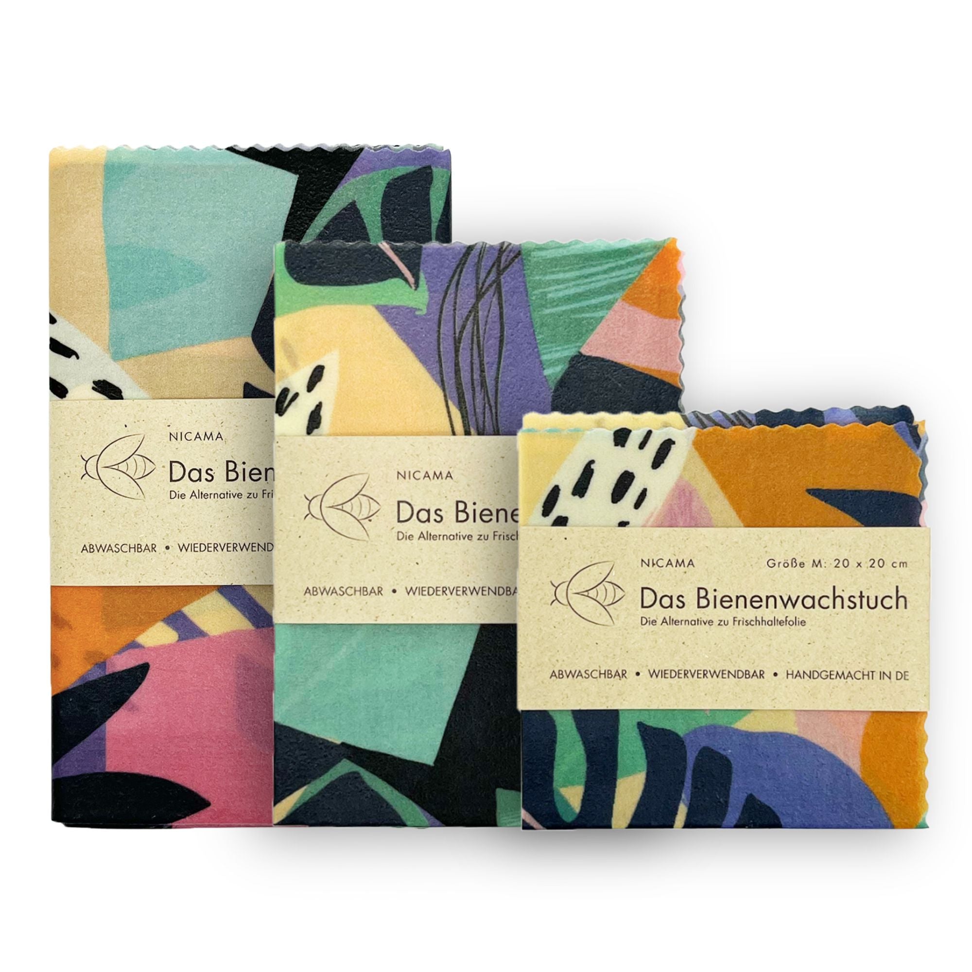 Bienenwachstuch "Tropischer Traum"
