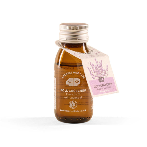 Bio-Gesichtsöl mit Arganöl & Lavendel - Goldgrübchen (50ml)