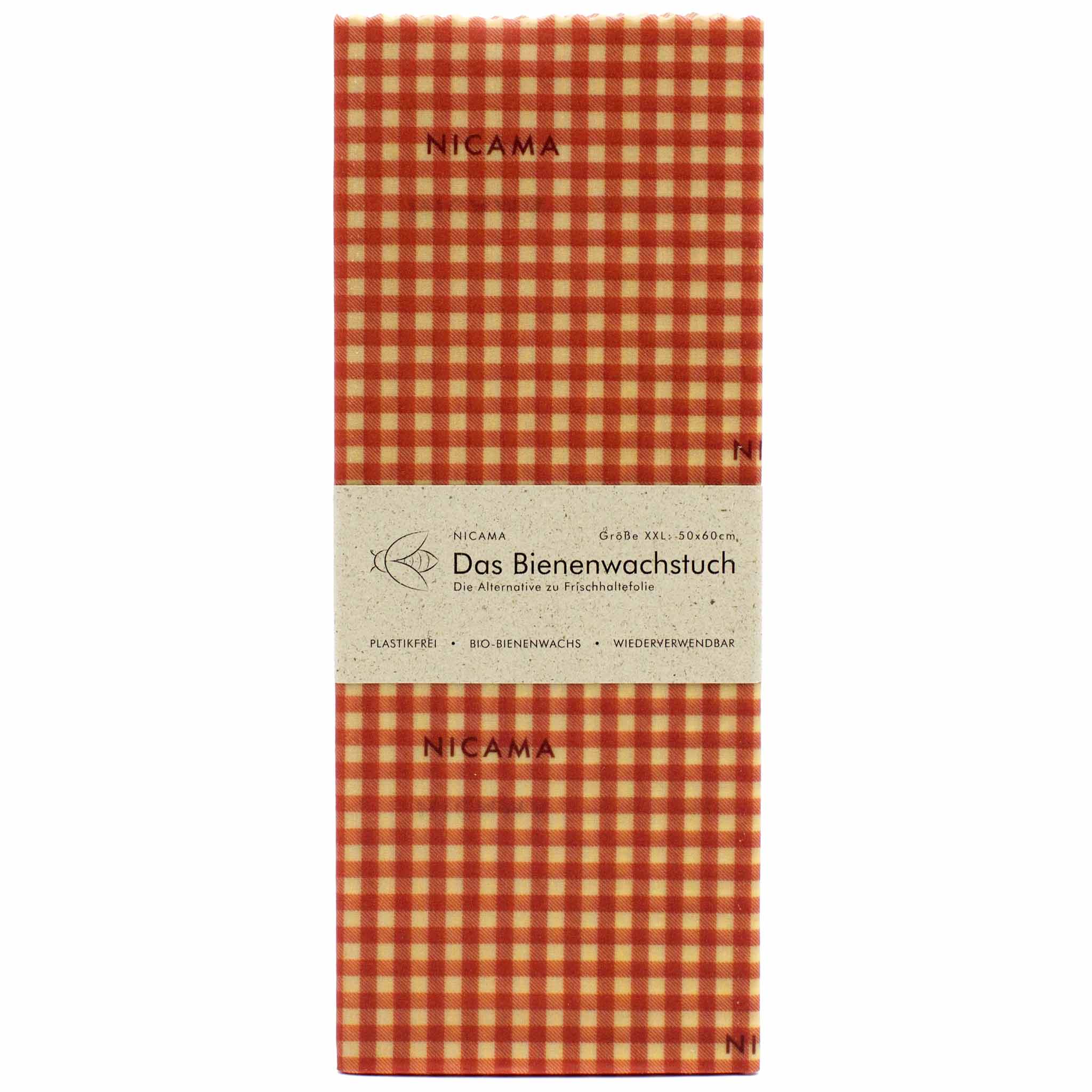 Bienenwachstuch "klassisch rot"